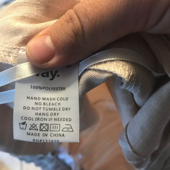 revolve by the way tan white striped shorts - Picture 5 of 5